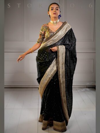 ROYAL RAVEN QUEEN SAREE