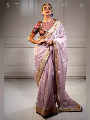 ROYAL BLUSH QUEEN SAREE