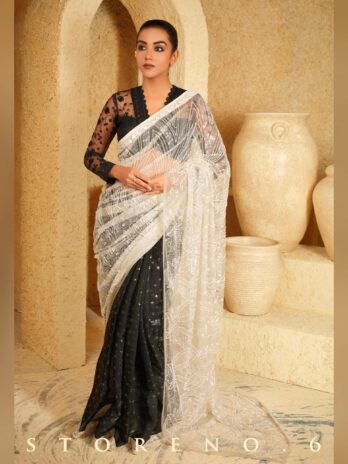 TINSEL TREAM SAREE