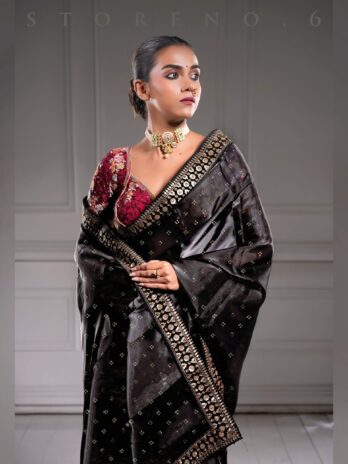 THE DARK DEVOTION SAREE