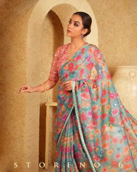 OCEAN ORCHARD SAREE