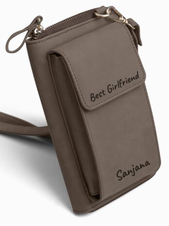 Personalized Leather Crossbody Sling Bag For Women