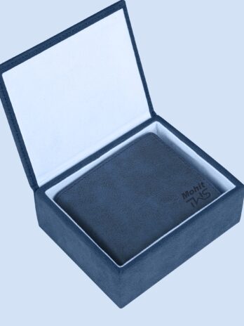 Elegance Bi-Fold Suede Leather Wallet
